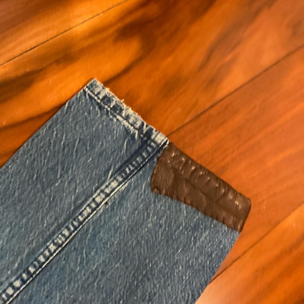 RALPH LAUREN PATCHWORK JEANS - Picture 9 of 12